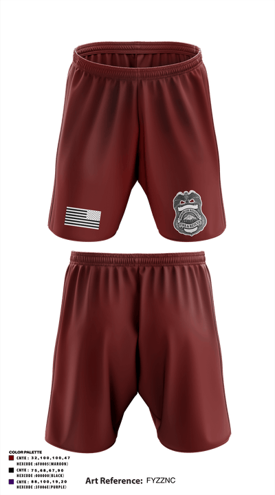 71st Battalion 72308651 Athletic Shorts With Pockets - 1