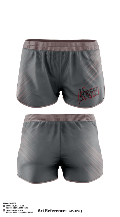 Vendetta Brimhall 17665496 Track Shorts - 2