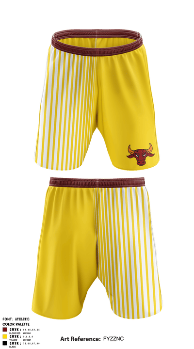 Ethan High School Volleyball 40476627 Athletic Shorts With Pockets - 1
