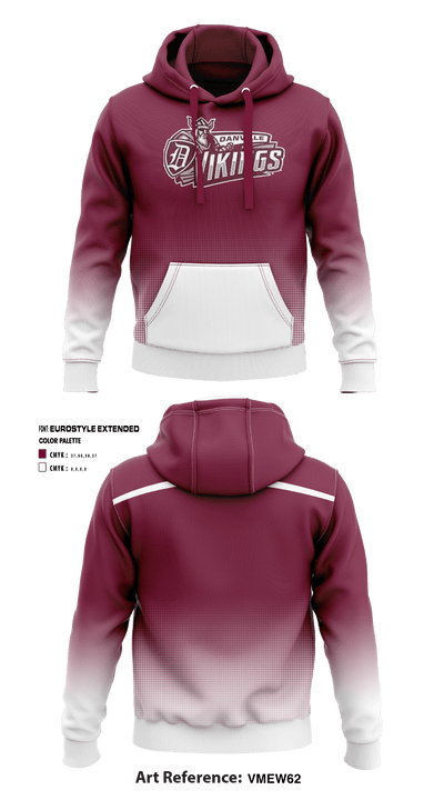 Danville High School Golf 22144518 Hoodie - 1