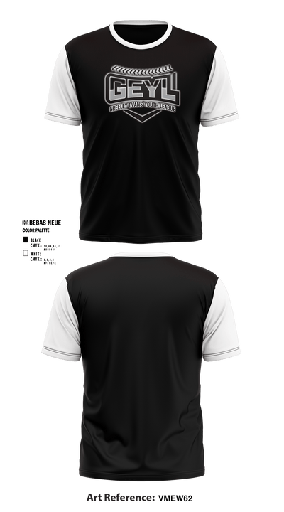 Greeley Evans Youth League 41780864 Short Sleeve Performance Shirt - 1