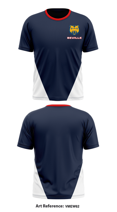 Beville Middle Schoo 72263658 Short Sleeve Shooting Shirt - 1