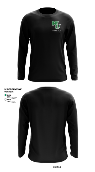 Long Sleeve Performance Shirt, Wilmington University Track, Track & Field, Teamtime, Team time, sublimation, custom sports apparel, team uniforms, spirit wear, spiritwear, sports uniforms, custom shirts, team store, custom team store, fundraiser sports, apparel fundraiser