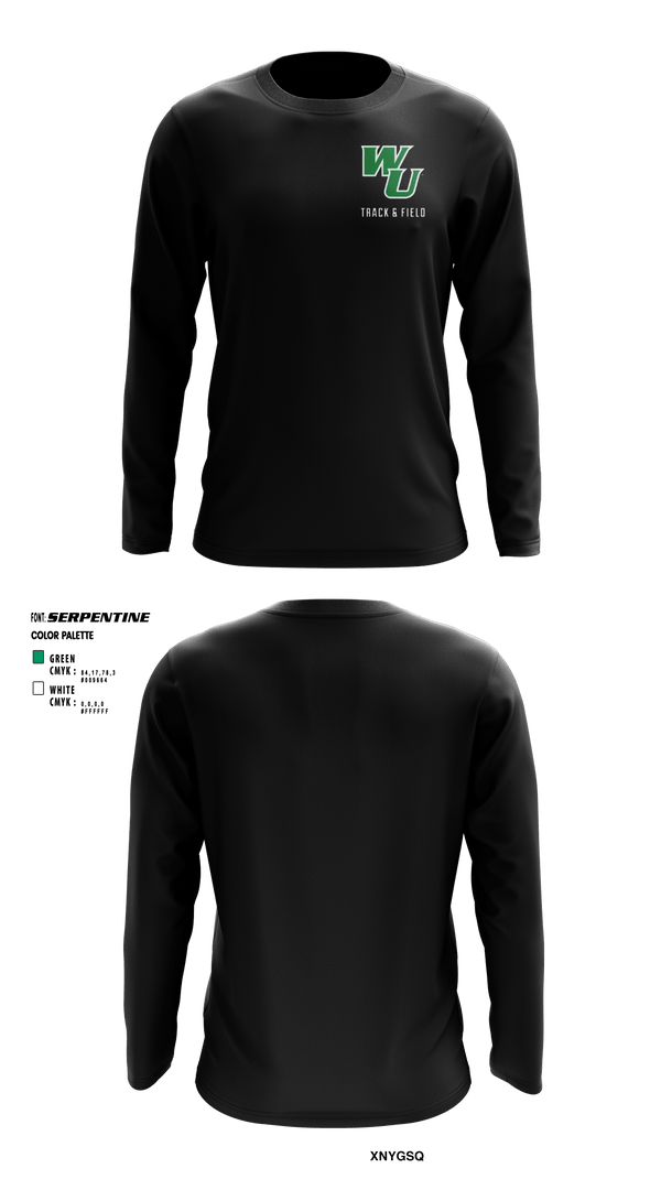 Long Sleeve Performance Shirt, Wilmington University Track, Track & Field, Teamtime, Team time, sublimation, custom sports apparel, team uniforms, spirit wear, spiritwear, sports uniforms, custom shirts, team store, custom team store, fundraiser sports, apparel fundraiser