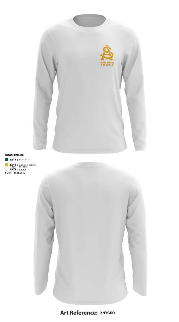 Long Sleeve Performance Shirt, Saint Albert High School Baseball, Baseball, Teamtime, Team time, sublimation, custom sports apparel, team uniforms, spirit wear, spiritwear, sports uniforms, custom shirts, team store, custom team store, fundraiser sports, apparel fundraiser