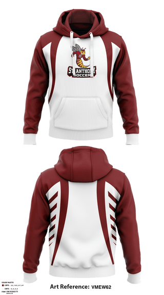 Hoodie, St Anthony Catholic High School Soccer, Women's Soccer, Teamtime, Team time, sublimation, custom sports apparel, team uniforms, spirit wear, spiritwear, sports uniforms, custom shirts, team store, custom team store, fundraiser sports, apparel fundraiser