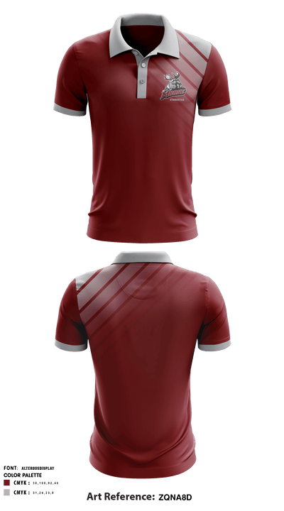 Alamosa High School Gymnastics 17192511 Short Sleeve Performance Polo - 1