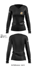 1-32 CAV 51157420 Women's Long Sleeve V-neck Shirt - 1