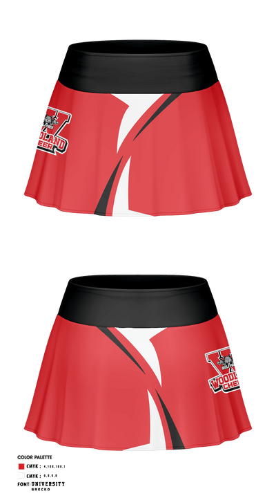 Woodland High School Cheer 1987652 Skort - 1