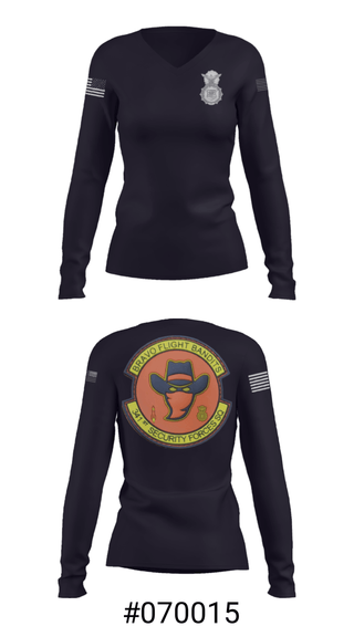 Women's Long Sleeve Vneck Shirt, , Air Force, Teamtime, Team time, sublimation, custom sports apparel, team uniforms, spirit wear, spiritwear, sports uniforms, custom shirts, team store, custom team store, fundraiser sports, apparel fundraiser