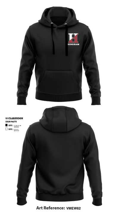 Hingham High School 58951537 Hoodie - 4