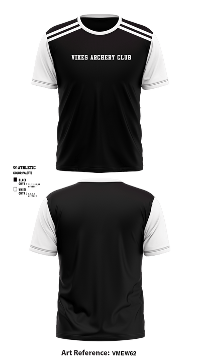 Vikes Archery Club 24552089 Short Sleeve Performance Shirt - 1
