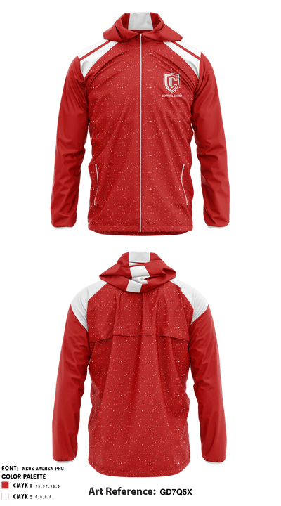 Central High School Cheer 66212028 Windbreaker - 1
