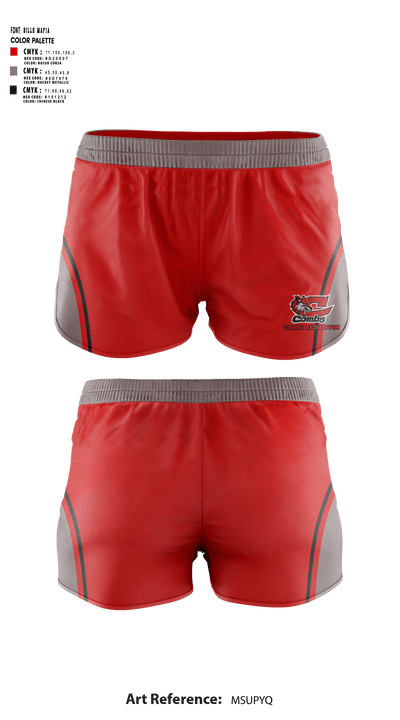 Combs High School Badminton 72881813 Women's Shorts - 1