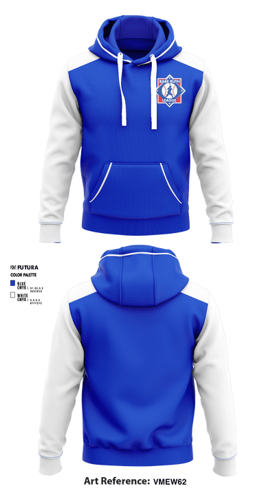 Kentucky Western Babe Ruth League District 8 70105153 Hoodie - 1