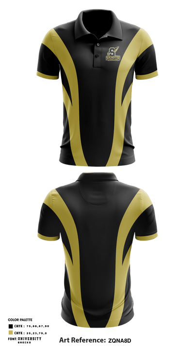 Socastee High School Wrestling 7978381 Short Sleeve Performance Polo - 1
