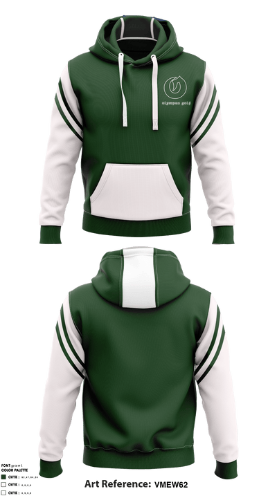 Olympus High School Golf 41989017 Hoodie - 1