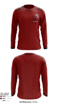 Walt Whitman Gymnastics 88529847 Long Sleeve Performance Shirt - 1