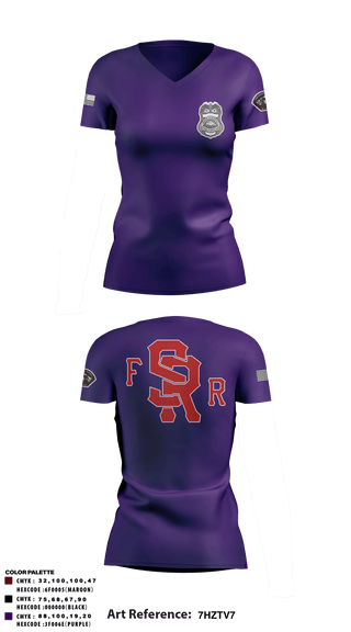 Women's Short Sleeve Vneck Shirt, , Fire Department, Teamtime, Team time, sublimation, custom sports apparel, team uniforms, spirit wear, spiritwear, sports uniforms, custom shirts, team store, custom team store, fundraiser sports, apparel fundraiser