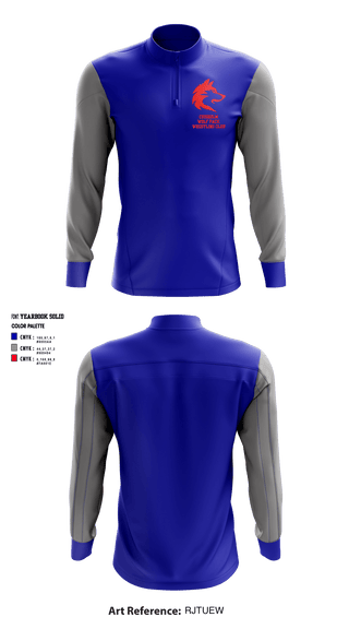Quarter Zip Jacket, Chisholm Wolf Pack Wrestling Club, Wrestling, Teamtime, Team time, sublimation, custom sports apparel, team uniforms, spirit wear, spiritwear, sports uniforms, custom shirts, team store, custom team store, fundraiser sports, apparel fundraiser