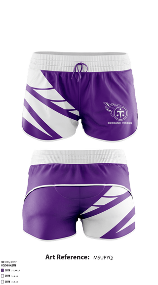 Women's Shorts, Burbank Titans Youth Football, Football, Teamtime, Team time, sublimation, custom sports apparel, team uniforms, spirit wear, spiritwear, sports uniforms, custom shirts, team store, custom team store, fundraiser sports, apparel fundraiser