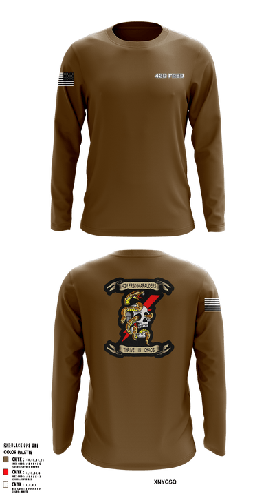 42D FRSD 51820737 Long Sleeve Performance Shirt - 3
