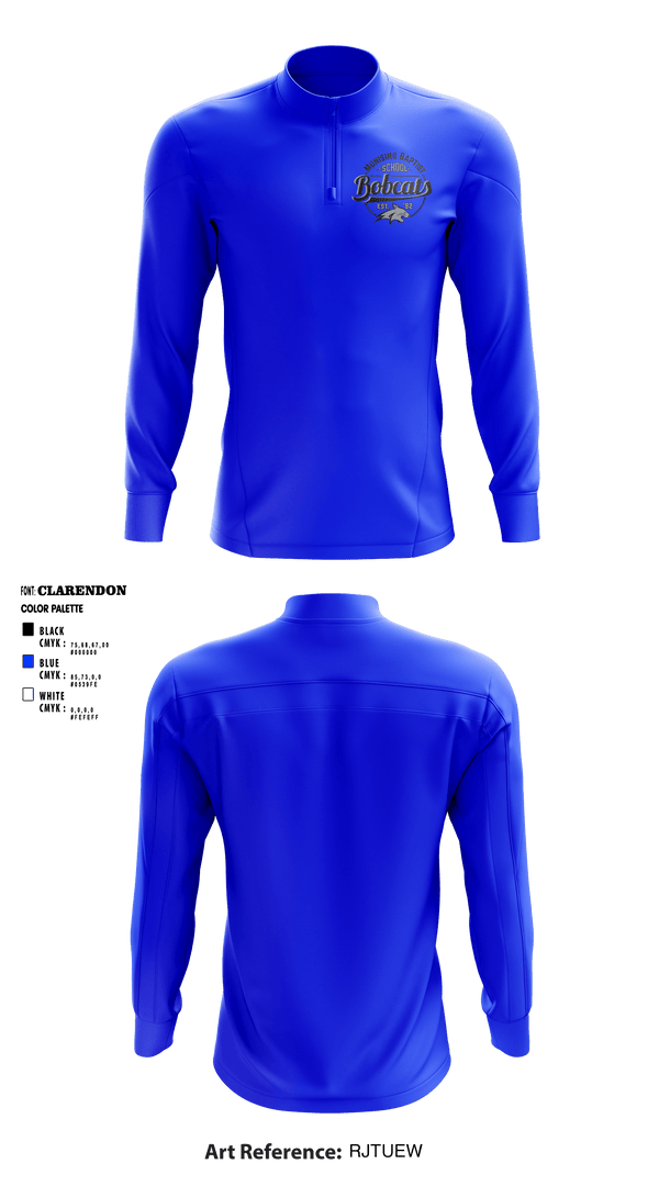 Quarter Zip Jacket, Munising Baptist School Bobcats, Men's Basketball, Teamtime, Team time, sublimation, custom sports apparel, team uniforms, spirit wear, spiritwear, sports uniforms, custom shirts, team store, custom team store, fundraiser sports, apparel fundraiser