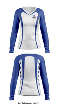 Locust Grove High School Soccer 8165431 Women's Long Sleeve V-neck Shirt - 1