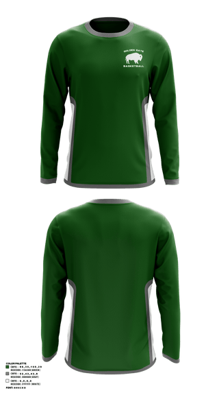 Long Sleeve Performance Shirt, The Herd, Men's Basketball, Teamtime, Team time, sublimation, custom sports apparel, team uniforms, spirit wear, spiritwear, sports uniforms, custom shirts, team store, custom team store, fundraiser sports, apparel fundraiser