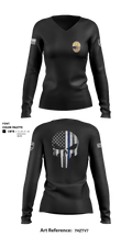 Lynn Police Department 4419386 Women's Long Sleeve V-neck Shirt - 1