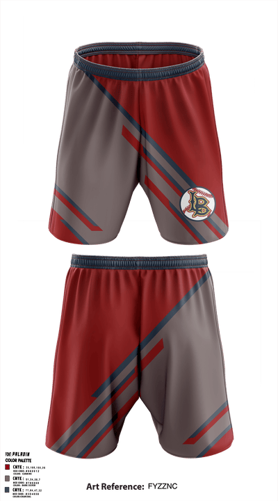 Texas Premier Baseball 31949268 Athletic Shorts With Pockets - 1