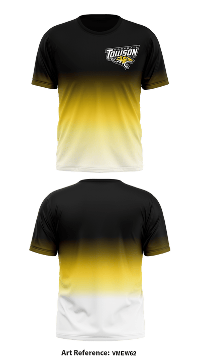Towson Baseball 40216089 Short Sleeve Performance Shirt - 1