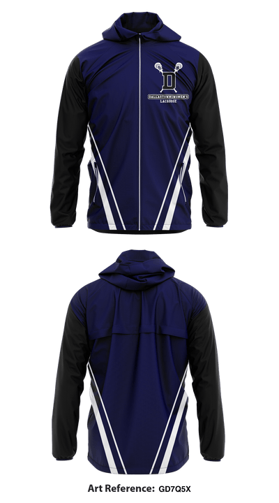 Dallastown Women's Lacrosse 9053051 Windbreaker - 1