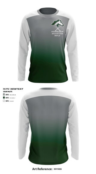 Long Sleeve Performance Shirt, Kennesaw Mountain High School Rifle, School Spirit Store, Teamtime, Team time, sublimation, custom sports apparel, team uniforms, spirit wear, spiritwear, sports uniforms, custom shirts, team store, custom team store, fundraiser sports, apparel fundraiser