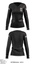 GHOST LEGAL 84434503 Women's Long Sleeve V-neck Shirt - 1
