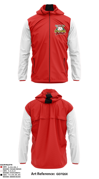 Windbreaker, North Henry Youth Baseball Association, Baseball, Teamtime, Team time, sublimation, custom sports apparel, team uniforms, spirit wear, spiritwear, sports uniforms, custom shirts, team store, custom team store, fundraiser sports, apparel fundraiser