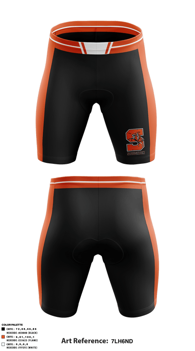 Stoughton High School Wrestling 25332474 Men's Compression Shorts - 1