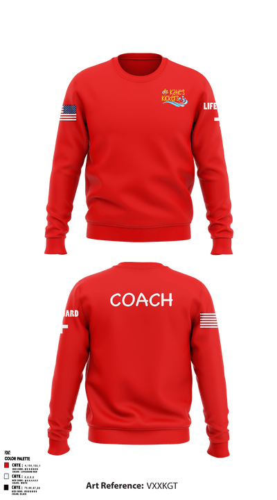 Katie’s Kickers 80906714 Crew Neck Sweatshirt - 1