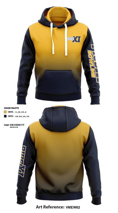Pius Xi High School Bowling 71112132 Hoodie - 1