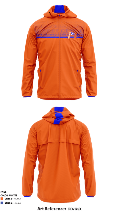 Bloomfield High School 25832880 Windbreaker - 1