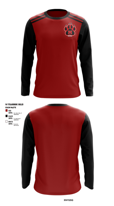 Maypearl Youth Baseball & Softball 54347281 Long Sleeve Performance Shirt - 1