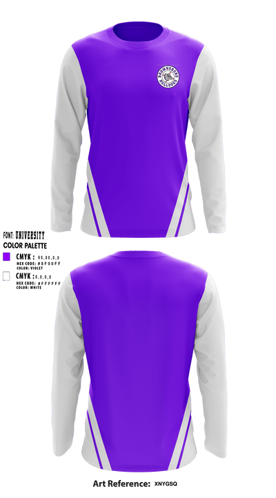 Brownsburg Baseball League 23694822 Long Sleeve Performance Shirt - 1