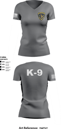 K9 1129861 Women's Short Sleeve V-neck Shirt - 7