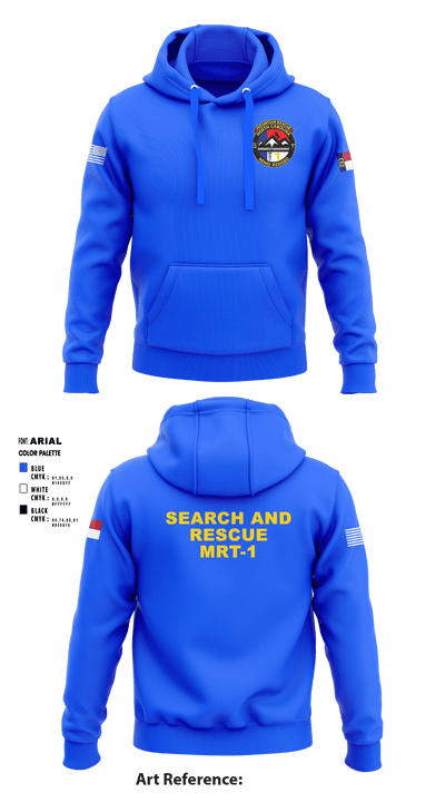 Mountain Rescue Team 1 22343308 Hoodie - 3