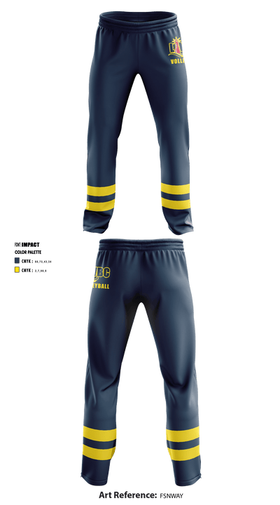 LiVBC Volleyball 68969483 Sweatpants - 1