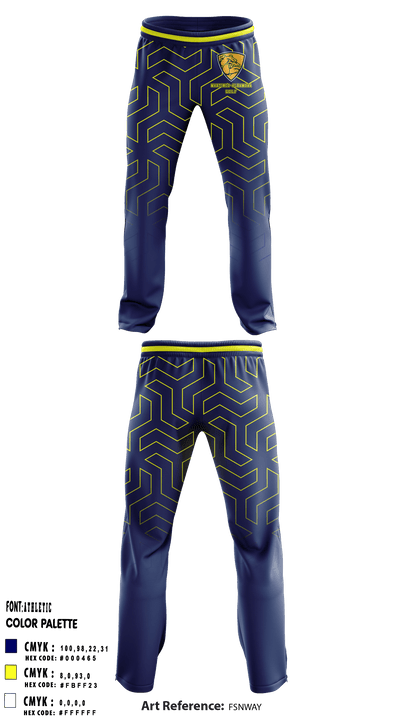 Martinez-Alhambra High School Golf 11823071 Sweatpants - 1