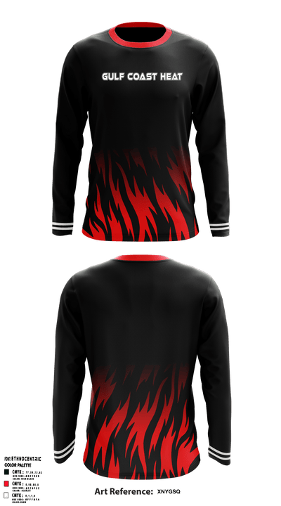 Gulf Coast Heat 59266232 Long Sleeve Performance Shirt - 1