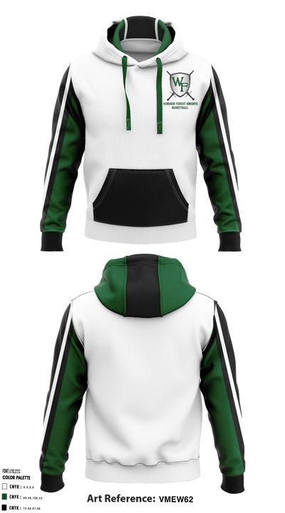 Windsor Forest High School Basketball 24228459 Hoodie - 1