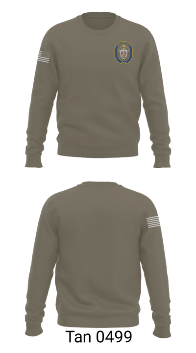 USS CÁRTER HALL 91136277 Crew Neck Sweatshirt - 11