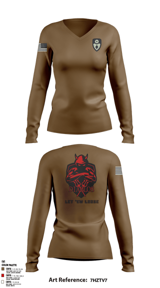 Women's Long Sleeve Vneck Shirt, , Army, Teamtime, Team time, sublimation, custom sports apparel, team uniforms, spirit wear, spiritwear, sports uniforms, custom shirts, team store, custom team store, fundraiser sports, apparel fundraiser